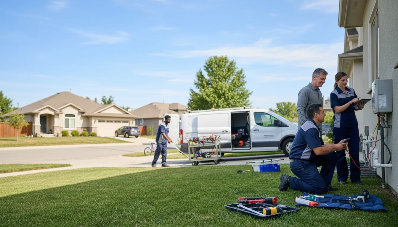 Tankless water heater service in Prospect, VA